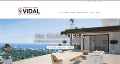 Desktop Screenshot of construccionesvidal.com