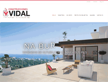 Tablet Screenshot of construccionesvidal.com